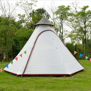Nuova Tenda Tipi da <span class=keywords><strong>Campeggio</strong></span> a Doppio Strato, Tenda Indiana Teepee a Campana - Product Image 2