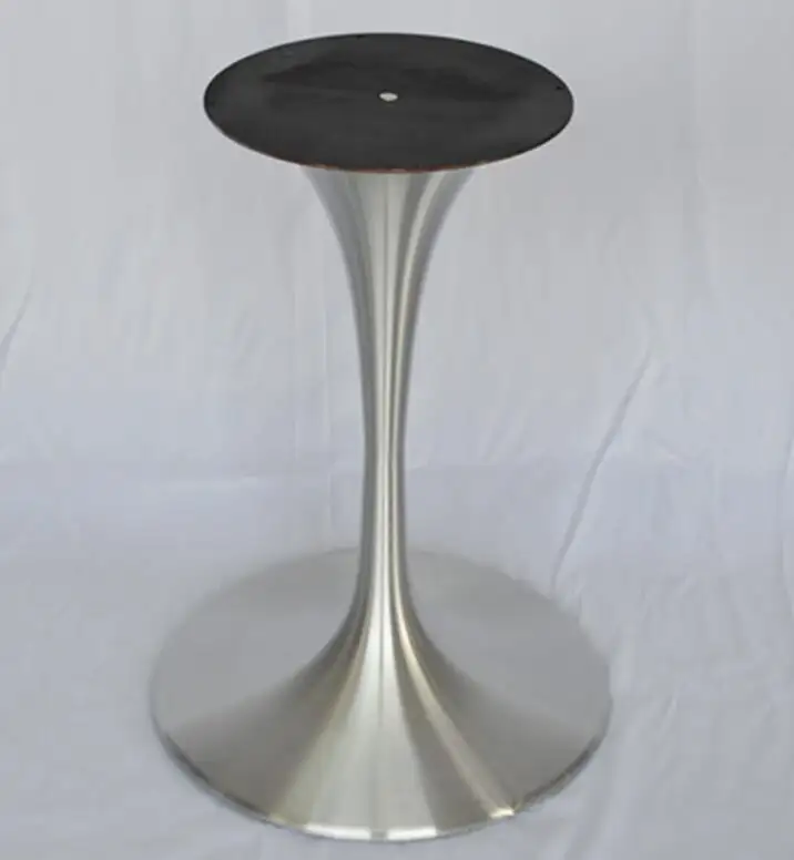 Основание для стола из белого алюминия тюльпан