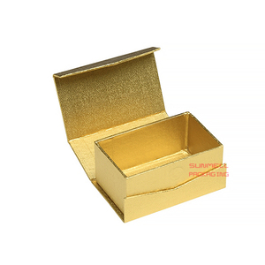 Scatole regalo di cioccolato di carta dorata di lusso di piccole dimensioni personalizzate con divisori - Product Image 4