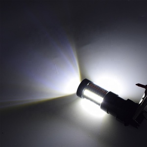 T25 3157 4014 Chip 66 SMD Xe Led Bật Đèn Tín Hiệu Với Máy Chiếu DC 12V Switchback Bulb Kép Màu Trắng Amber Auto Phanh Đèn - Product Image 5