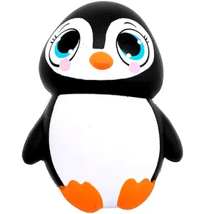 Pabrik Grosir 2019 Jumbo Baru Penguin Licin Lembut PU Busa Lambat Rising Stres Relief Mainan