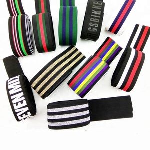 5cm/7.5cm chất lượng cao cổ điển Jacquard đàn hồi Webbing thương hiệu sang trọng Jacquard căng vải - Product Image 1