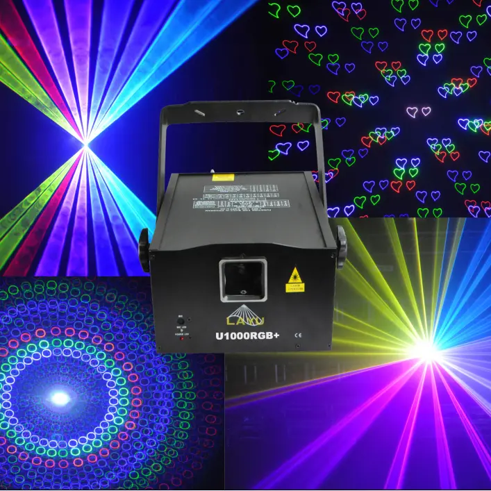 AU10RGB 3 en 1rgb laser light show équipement 3d rgb laser dj light /disco 3d laser light