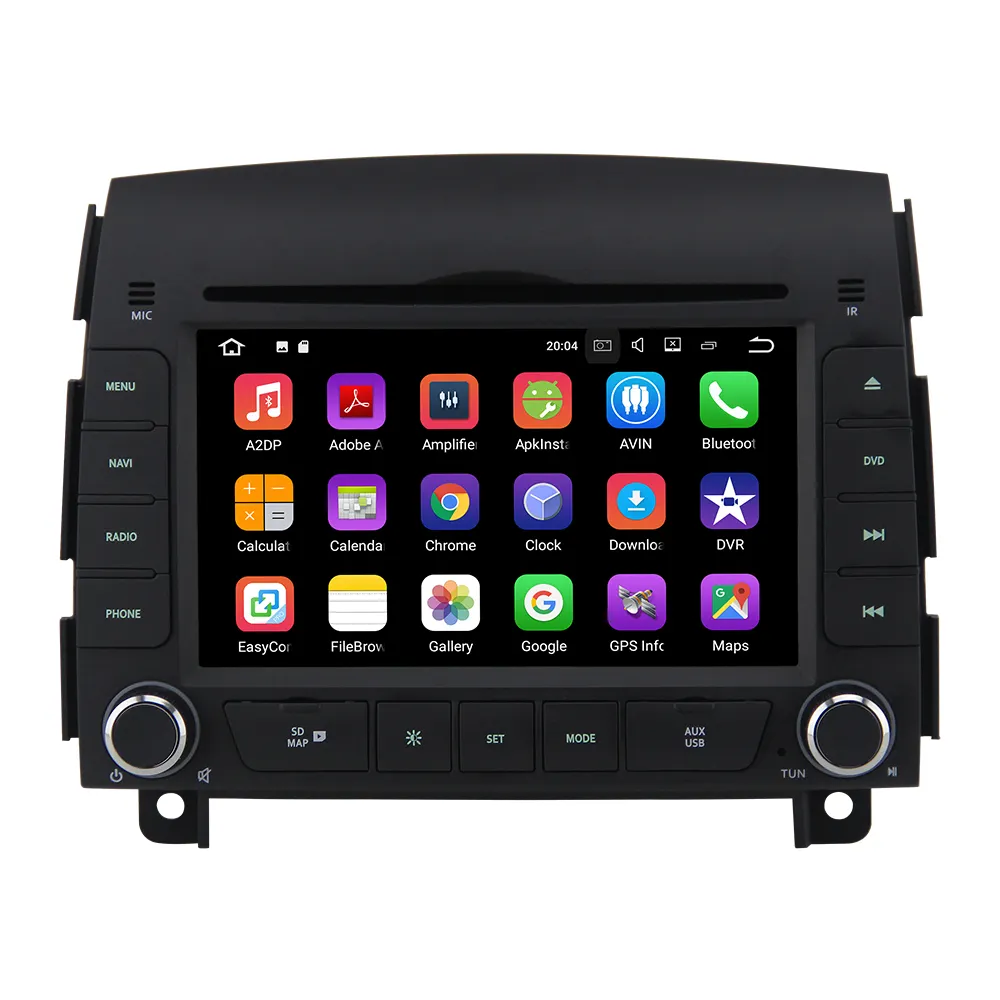 Android 10 2 din Car DVDプレーヤーFor Hyundai SONATA NF/7 2004-2008 GPS Navigation Radio RDS TV 4G/Wifi USB Port