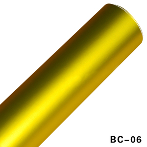 ขายส่ง1.52*18เมตรอากาศฟรีฟองใหม่สีส้มเคลือบโครเมี่ยมโลหะรถไวนิลห่อ - Product Image 6