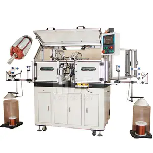 Automatic AC DC miniature rotor armature coil winding machine for industrial vacuum cleaner motor