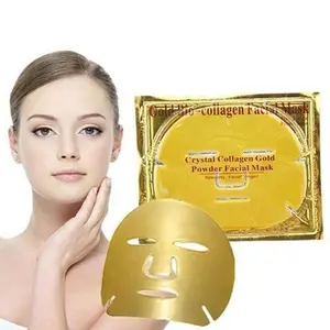 Collagen Tinh Thể 24K Vàng Facial Sheet Mask Chống Lão Hóa Làm Sáng Vẻ Đẹp Mỹ Phẩm 24K Vàng Facial Mask Lip Mask