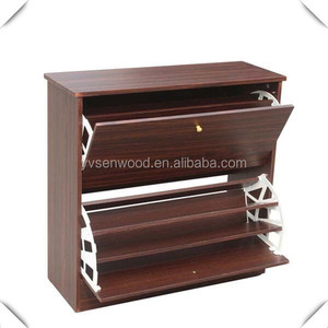 Basso prezzo di diversi colori MDF pannelli di particelle di scarpe a buon mercato scarpa armadio rack di - Product Image 5