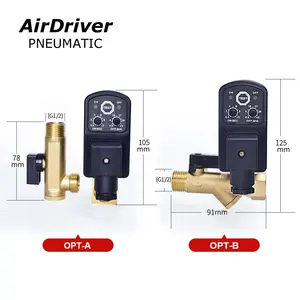 2/2 Solenoid Valve 2/2 Way Water Auto Drain Solenoid Valve With Timer OPT-A/OPT-B