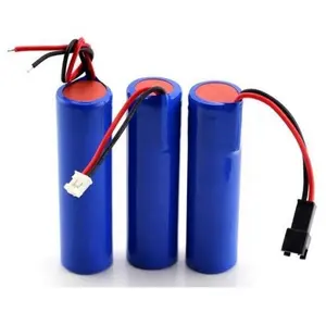 锂离子充电电池 18650 2200 mAh 3.7 V 1S1P 带 PCB 保护圆柱锂离子 Bateria 带电线连接器