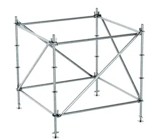 Aluminium Segitiga Tahap Lapisan Scaffolding Lapisan Truss