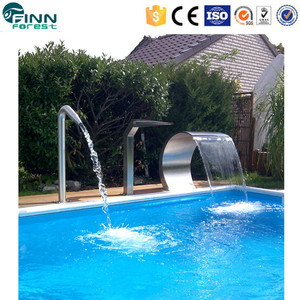 En acier inoxydable OEM rideau d'eau spa piscine cascades de bain spa