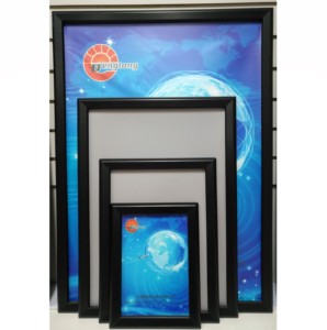 Khung Nhôm <span class=keywords><strong>Poster</strong></span> <span class=keywords><strong>A4</strong></span> Bột Treo Tường Đen Khung Ảnh Hiển Thị Phim Khung Ảnh 50x70 - Product Image 3