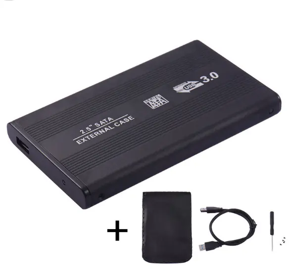 USB 3.0 HDD Hard Drive External Enclosure 2.5インチSATA SSD Mobile Disk Box CasesノートパソコンのハードドライブhddキャディーWindows/Mac os