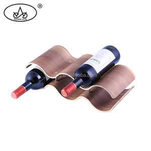 Alta calidad de la madera de teca sola capa 3 <span class=keywords><strong>vino</strong></span> estante clavijas - Product Image 1