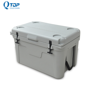 Rotomolded Cooler Cooler Box Boxes 52L White Rotomolded Ice Cooler Box Ice Chilly Chest For Food Cold Storage