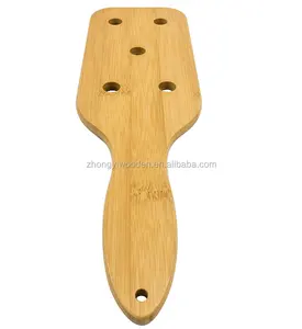 Custom unfinished spanking solid wood paddle with hole made in China