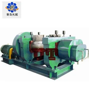 Double Roller Type Rubber Crusher Machine/waste Rubber Processing Machine/large Crushing Capacity Rubber Crusher