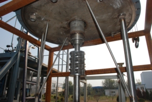 2000L Industrial chaqueta de calefacción de vapor Reactor con medio <span class=keywords><strong>clorometano</strong></span> y almidón - Product Image 4