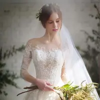 2018 Европейское модное кружевное свадебное платье, элегантное кружевное свадебное платье с длинным рукавом