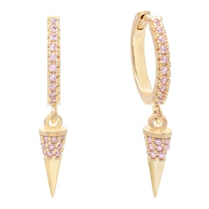 बोहेमियन गहने फैशन S925 स्टर्लिंग चांदी डेन्टी सी स्पाइक बंग कर सोना प्लेटेड - Product Image 2