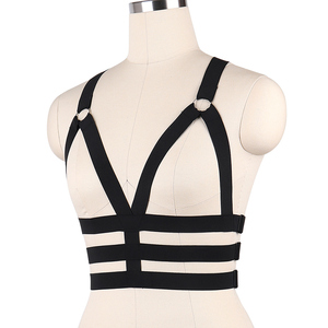 Jianhong mujeres <span class=keywords><strong>sexy</strong></span> ropa interior bondage arnés jaula sujetador danza sujetador elástico O0083 - Product Image 2