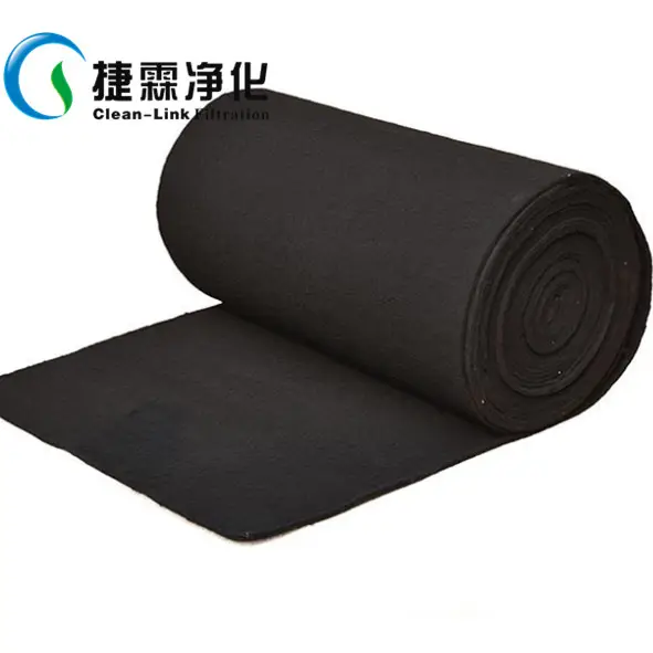 Clean link Customize shape and size activated carbon filter fiber filter mesh