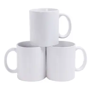 Tazas de sublimación 11 oz grado AAA blanco con recubrimiento para sublimación