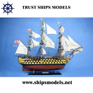 Artesanía de madera del barco de navegación de la nave Modelo