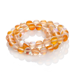 Cuentas de <span class=keywords><strong>Aurora</strong></span> <span class=keywords><strong>Boreal</strong></span> <span class=keywords><strong>Azul</strong></span> Claro, Cuentas de Cristal Mate, Cuentas al por Mayor - Product Image 6