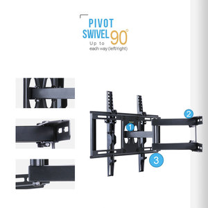 Support mural pour <span class=keywords><strong>téléviseur</strong></span> à <span class=keywords><strong>bras</strong></span> articulé télescopique à 90 degrés, support pour <span class=keywords><strong>téléviseur</strong></span> de 32 à 60 pouces, bonne qualité - Product Image 4