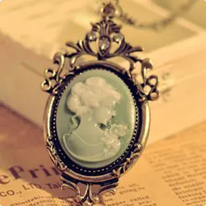 Hợp Kim Kẽm Cameo Mặt Dây Chuyền Vòng Cổ Bán Buôn