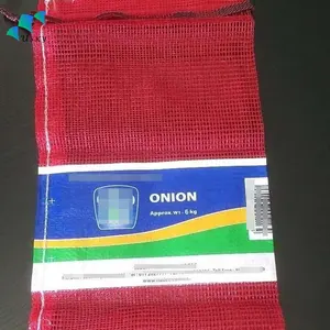 Fruit Vegetable Firewood Packing Sack Onion Potato Mesh <strong>Bag</strong> PP Tubular Leno Mesh <strong>Net</strong> <strong>Bag</strong> with Drawstring - Product Image 1