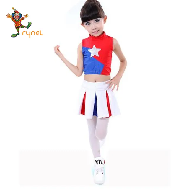 PGCC5775 de estudiante de la Escuela de Glee traje de la animadora chico competencia traje de niña animadora trajes