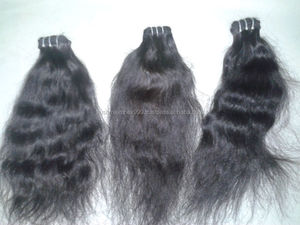 Extensiones de cabello Remy rizado indio natural Paquetes de cabello ondulado brasileño y vietnamita baratos con color original - Product Image 3