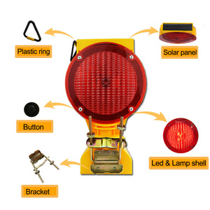 An toàn đường bộ linh hoạt năng lượng mặt trời giao thông Cone LED cảnh báo giao thông Cone ánh sáng - Product Image 4