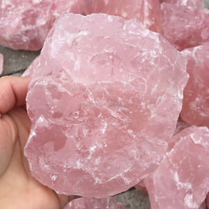 All'ingrosso pietra grezza di cristallo di quarzo rosa grezza di roccia naturale per la decorazione - Product Image 3