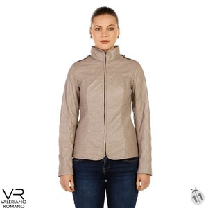 Chaqueta de Cuero de Doble Cara para Mujer, Elegante y de Alta Calidad, Valeriano Romano, Origen Turquía - Product Image 1