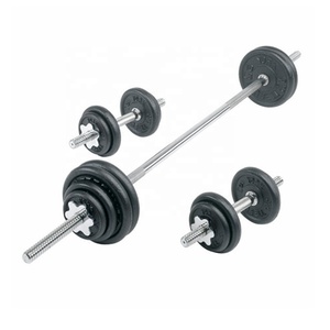 Quả Tạ 20Kg Bitum Cạnh Tranh Cao Su Tấm Trọng Lượng Có Thể Điều Chỉnh Barbells - Product Image 6
