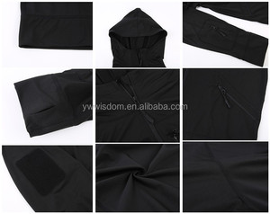 Men's Outdoor Breathable <strong>Thin</strong> Black Tactical Hunting Sweater <strong>Hoodie</strong> for Hiking Camping - Product Image 5