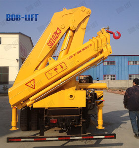 10 طن 3 أقسام <span class=keywords><strong>15m</strong></span> ذراع زراع صيني شاحنة حمل رافعة متنقلة - Product Image 5