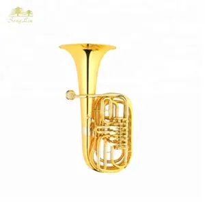 4k lacquer finish stainless steel piston tuba eb,french horn,trombone