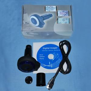 HD mikroskop dijital kamera quipped ile röle lens ve mikroskopi görüntüleme yazılımı gelecekteki Win Joe bilimsel araştırma için - Product Image 6
