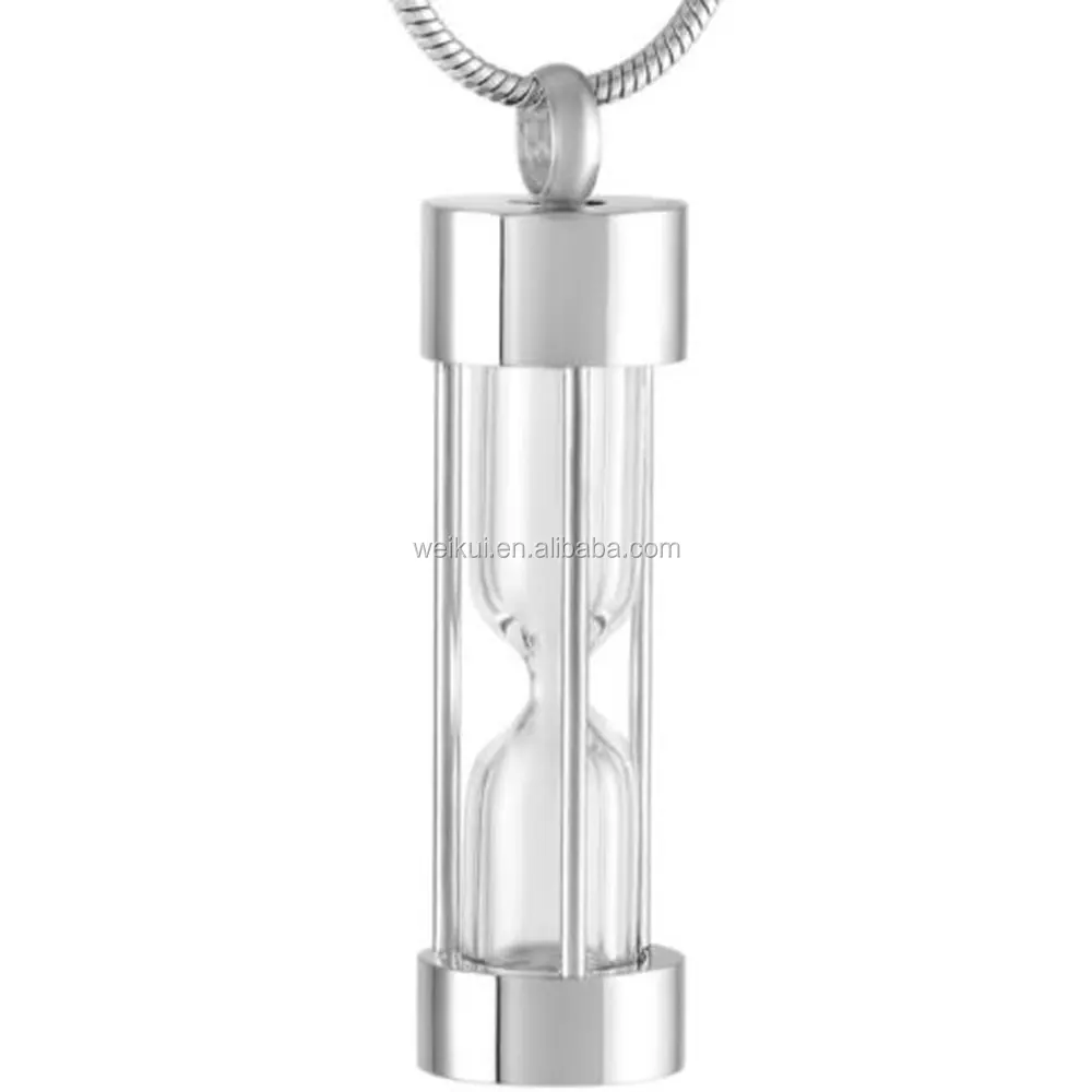 Cremation Jewelry Urn Necklace Waterproof Cylinder Acrylic Keepsake Memorial Remains Pendant for Ashes