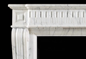Chimenea <span class=keywords><strong>de</strong></span> mármol antigua <span class=keywords><strong>de</strong></span> regencia francesa, mantel carrara, chimenea <span class=keywords><strong>de</strong></span> mármol - Product Image 3