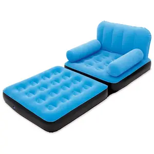 Sofa Tempat Tidur Udara Tiup Empuk Raksasa PVC Tujuan Ganda