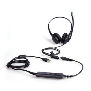 Casque QD (déconnexion Rapide) connecteurs pour câble adaptateur <span class=keywords><strong>USB</strong></span> w/volume et muet compatible avec <span class=keywords><strong>Plantronics</strong></span> ou Jabra - Product Image 6