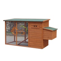 Cage à poulets en bois pour jardin extérieur