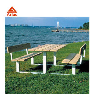 Современный деревянный обеденный стол, стол для пикника, стол и стул, деревянный стол и скамейка - Product Image 2