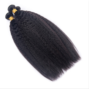 הלוהטים מוצרים 10a גלם בתולה מיושרת שיער טבעי מונגולי קינקי ישר/מתולתל שיער - Product Image 2